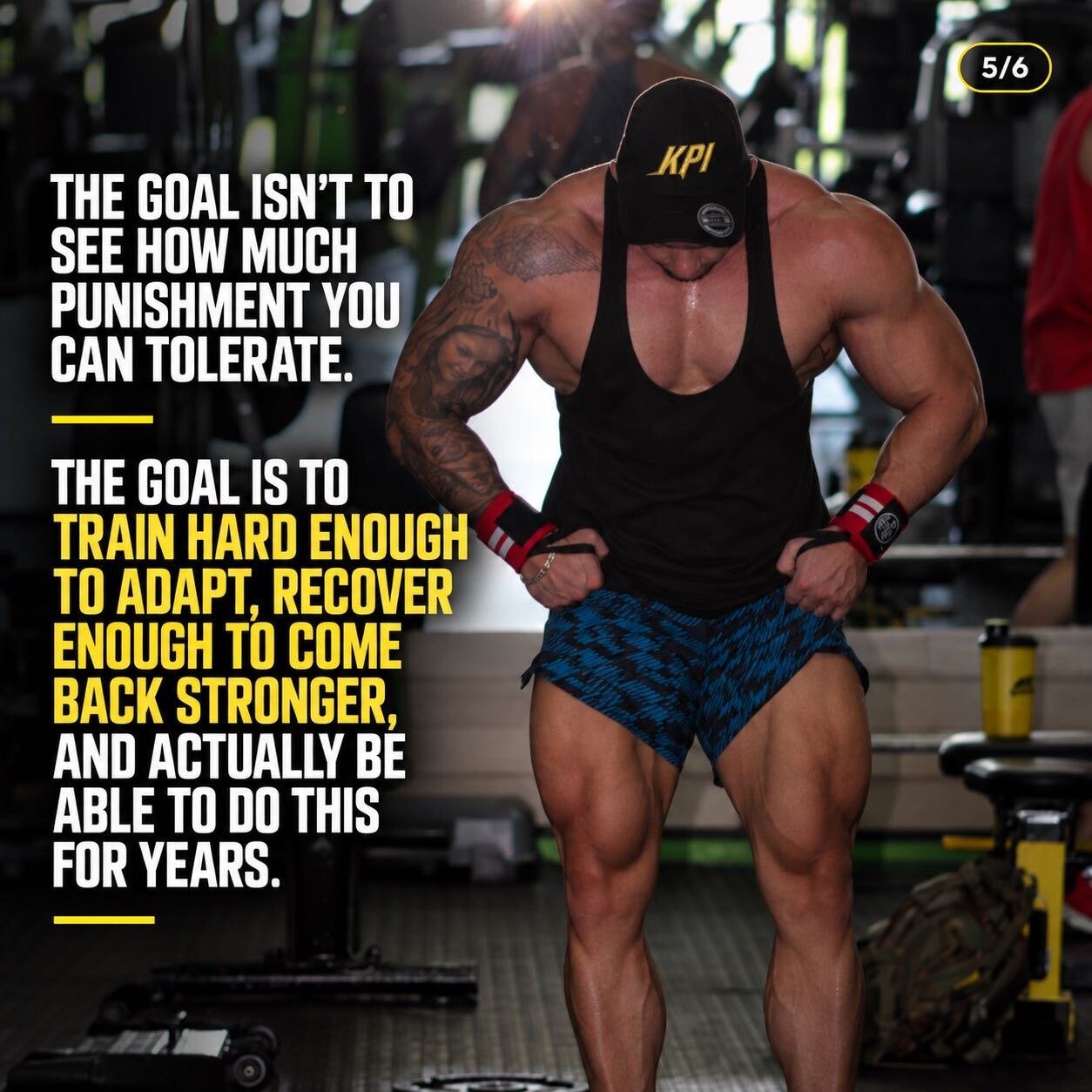Dylan training in the gym — KPI coaching philosophy